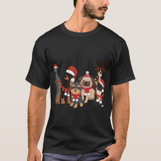 Christmas Dogs, Dog Lover, Christmas Lover T-Shirt