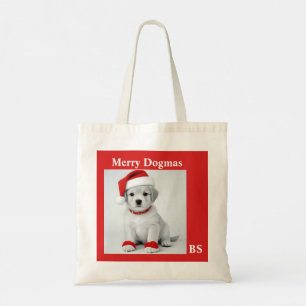 Christmas Dogs for Everyday Adventures - dog-mas Tote Bag