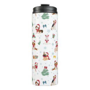 Christmas Dogs in Holiday Accessories Thermal Tumbler
