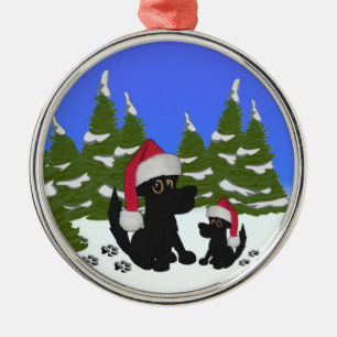 Christmas Dogs Ornament