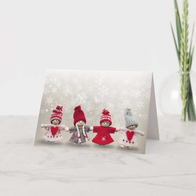christmas dolls greeting cards (Front)