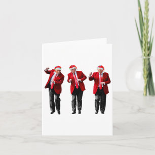 Christmas Donald Trump President 2024 Dancing Funn Card