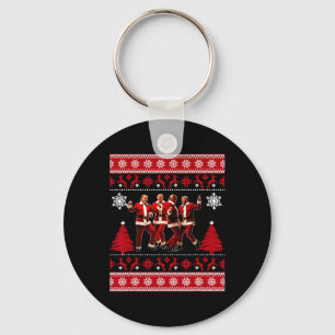 Christmas Donald Trump President 2024 Dancing Funn Key Ring