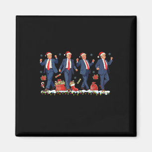 Christmas Donald Trump President 2024 Dancing Funn Magnet