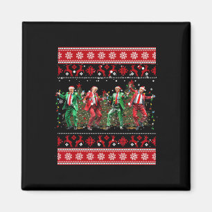 Christmas Donald Trump President 2024 Dancing Funn Magnet