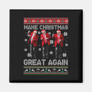 Christmas Donald Trump President 2024 Dancing Funn Magnet