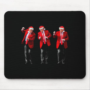 Christmas Donald Trump President 2024 Dancing Funn Mouse Mat