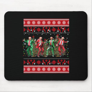 Christmas Donald Trump President 2024 Dancing Funn Mouse Mat