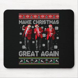 Christmas Donald Trump President 2024 Dancing Funn Mouse Mat