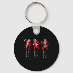 Christmas Donald Trump President 2024 Dancing Key Ring
