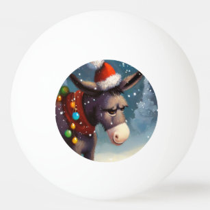 Christmas Donkey (2) Ping Pong Ball