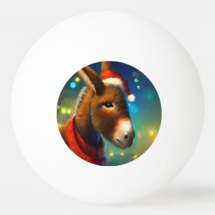 Christmas Donkey (3) Ping Pong Ball