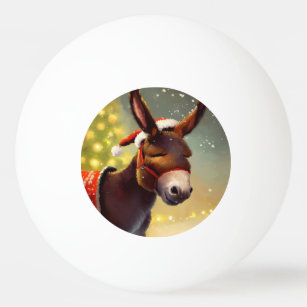 Christmas Donkey (4) Ping Pong Ball
