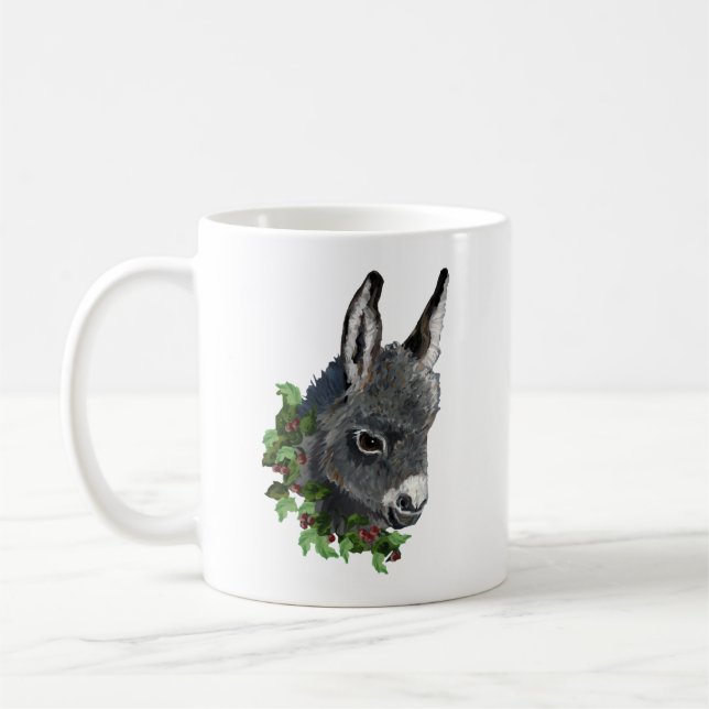 Christmas Donkey Mug (Left)