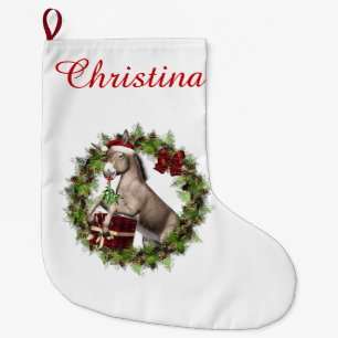 Christmas Donkey Santa Personalised Stocking
