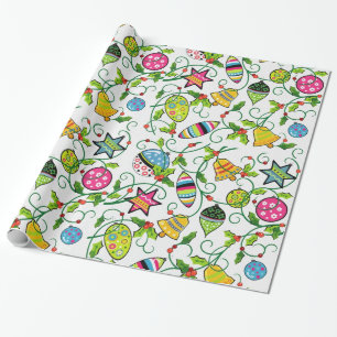 Christmas doodles gift Wrapping Paper
