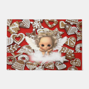 Christmas Door Mat, Angel Doormat