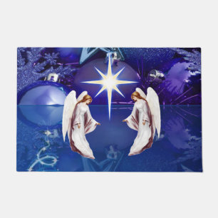 Christmas Door Mat, Christmas Angel Doormat