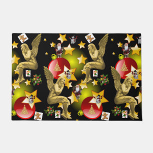 Christmas Door Mat, Christmas Angel Doormat
