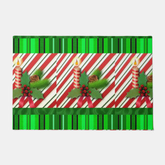 Christmas Door Mat, Christmas Candle Doormat