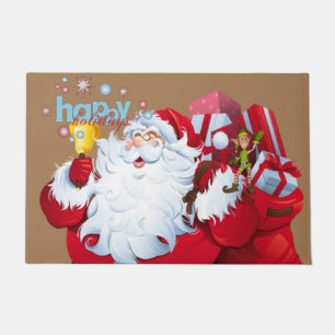 Christmas Door Mat, Happy Holidays Doormat