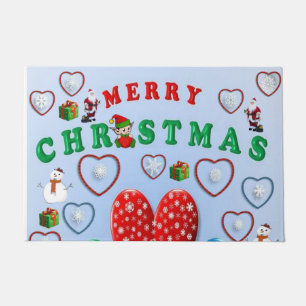Christmas Door Mat, Merry Christmas Doormat