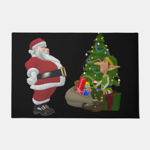Christmas Door Mat, Santa Doormat