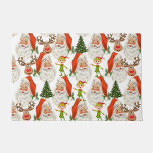 Christmas Door Mat, Santa Doormat