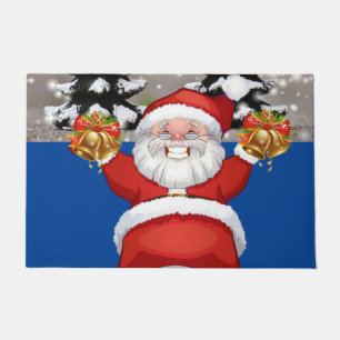 Christmas Door Mat, Santa Doormat
