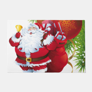 Christmas Door Mat, Santa Doormat