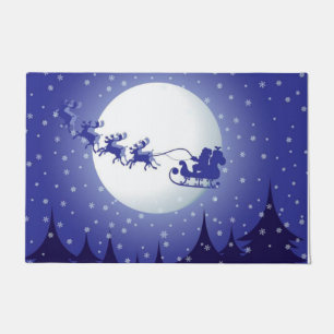 Christmas Door Mat, Santa Doormat