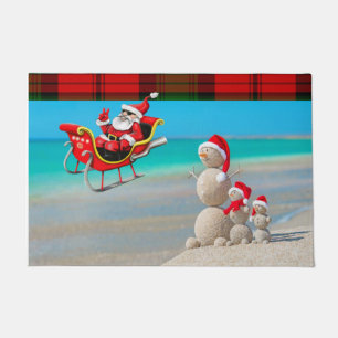 Christmas Door Mat, Snowman Doormat