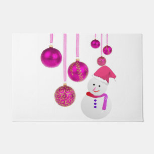 Christmas Door Mat, Snowman Doormat