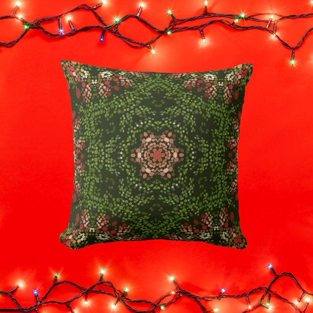 Christmas Dot Mandala Cushion (Creator Uploaded)