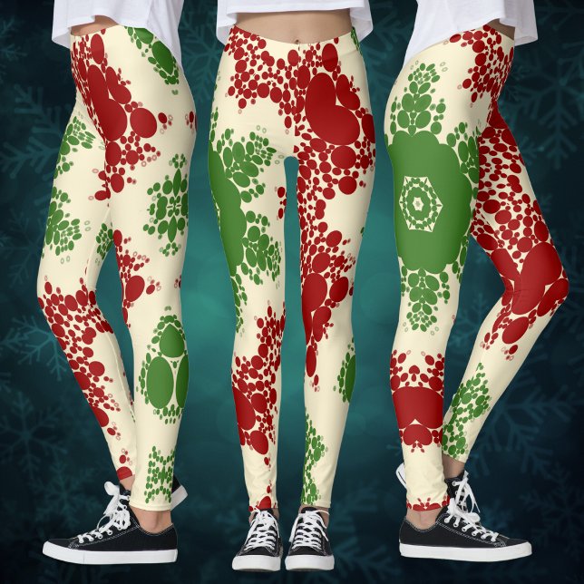 Christmas Dot Mandala Leggings (Creator Uploaded)