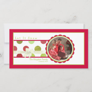 Christmas Dots Photo Cards
