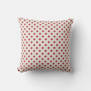 Christmas Dots Throw Pillow