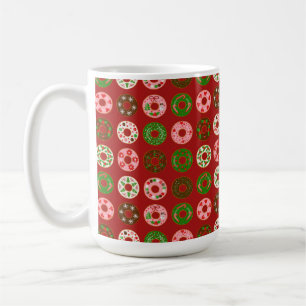 Christmas Doughnut Holiday Treat Pattern Coffee Mug