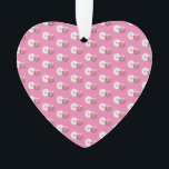 Christmas Doughnuts Sprinkles Bakery  Pink Ornament<br><div class="desc">Christmas Pattern Doughnuts</div>