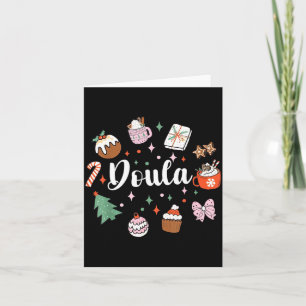 Christmas Doula Midwife Birth Worker Stpartum Xmas Card