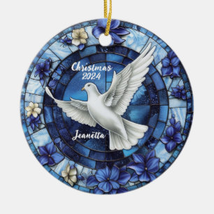 Christmas Dove Personalised Ornament