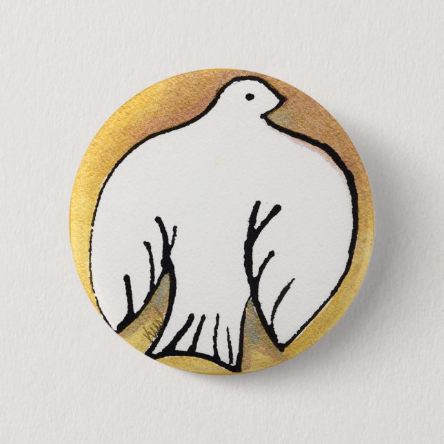 Christmas Dove Pin (Front)