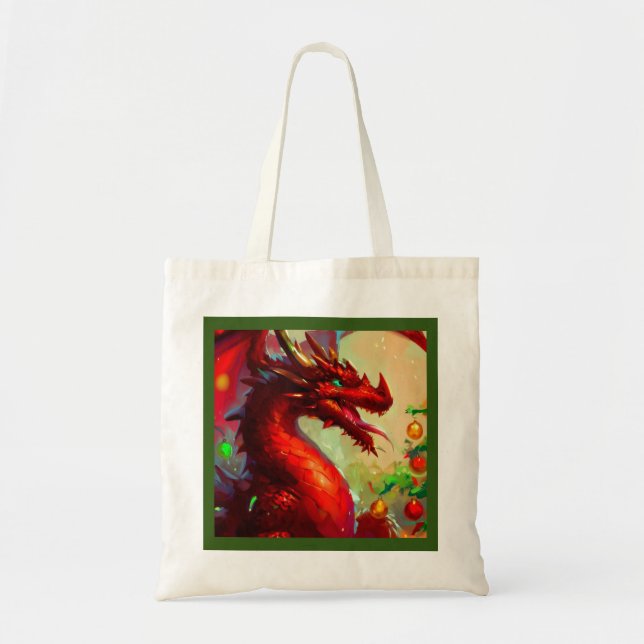 Christmas Dragon 1 Tote Bag (Front)