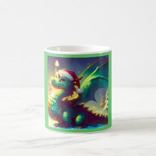 Christmas Dragon 3 Coffee Mug