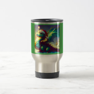 Christmas Dragon 3 Travel Mug