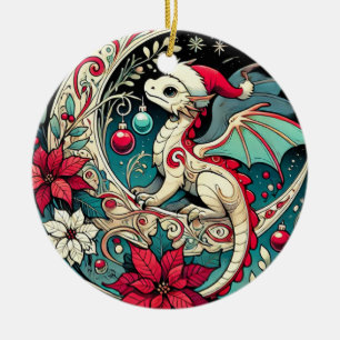 Christmas Dragon                                   Ceramic Tree Decoration