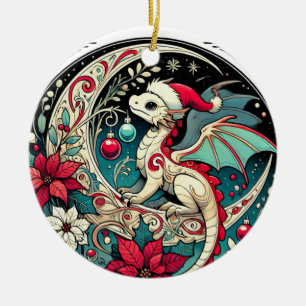 Christmas Dragon                                   Ceramic Tree Decoration