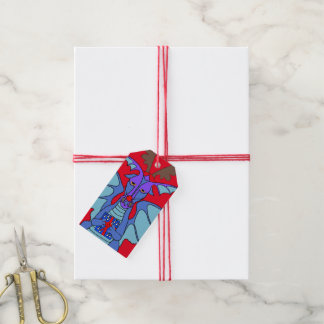 Christmas dragon gift tags (pack of 10)