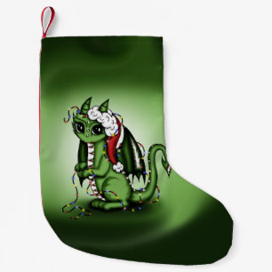 Christmas Dragon Socking Small Christmas Stocking