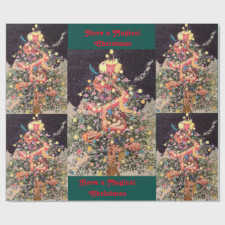 Christmas Dragon Tree 30" x 15' Wrapping Paper